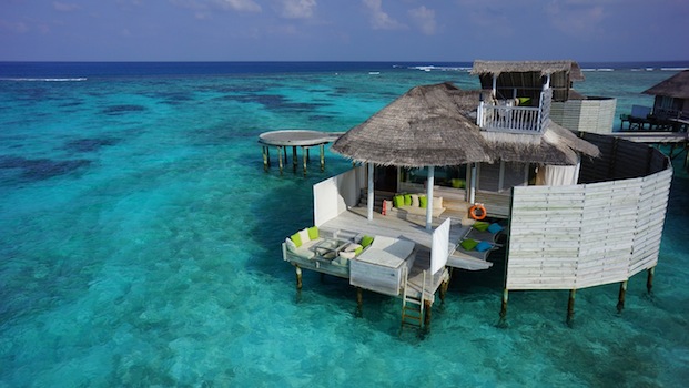 Mr & Mrs Smith_Six Senses Laamu_Maldives_Water Villa Aerial