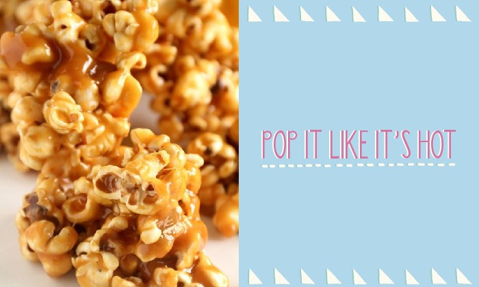 salted caramel popcorn recipe