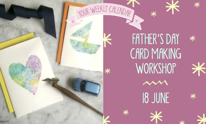 Father's Day card making workshop