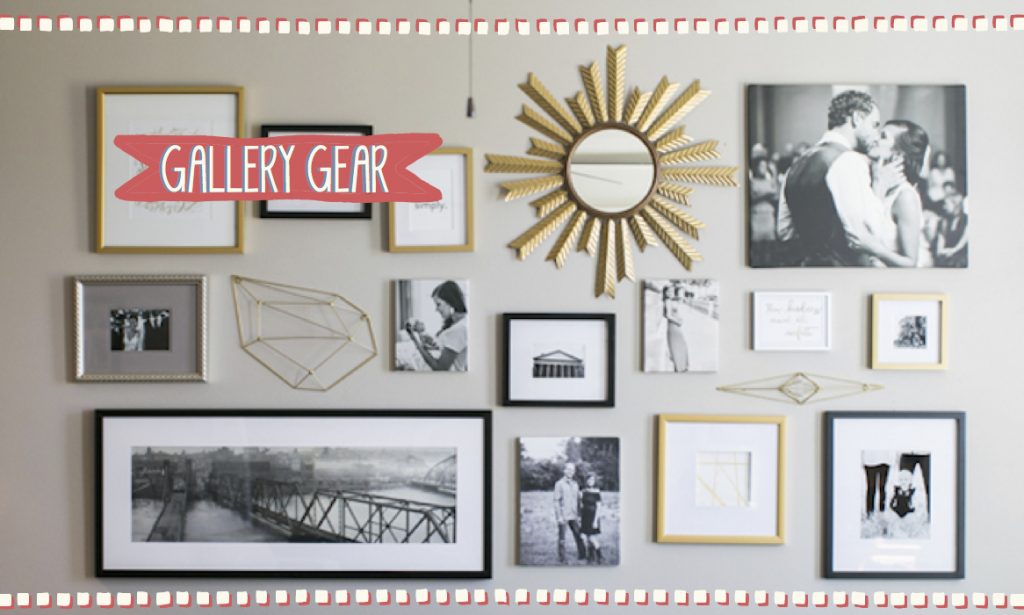 Gallery wall interior decorations