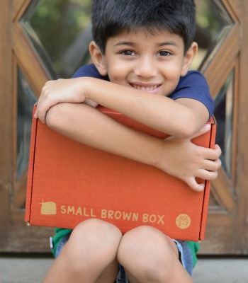 Kids Activity Box-Small Brown Box