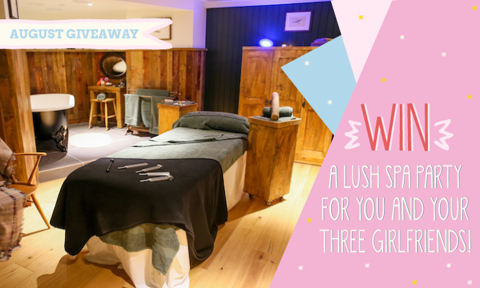 Win a Lush Spa Party - August Giveaway