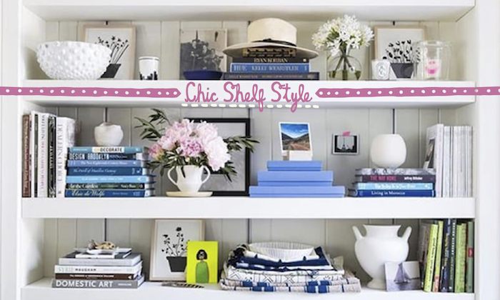 how to style a bookshelf - interior
