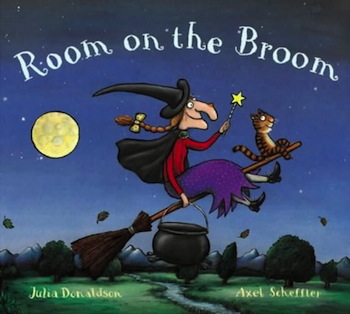 Best Halloween Books for kids - Room on the broom