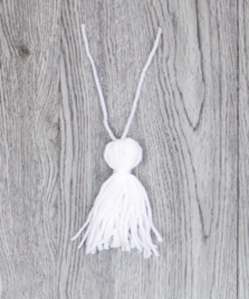 Diy ghost tassels - step 6