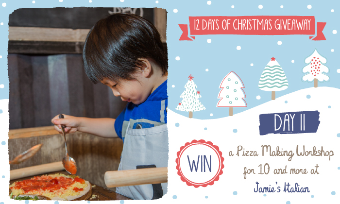 Win a Pizza Making Workshop for 10 and more at Jamie's Italian ​