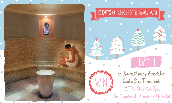 12 days of christmas - win mandarin oriental spa