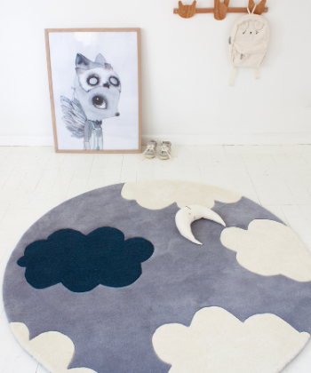 Little P: My Bright Cloud rug