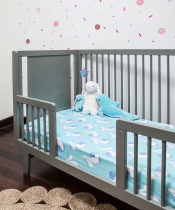 ktd design.: Fitted Cot Sheet with Pelican Print