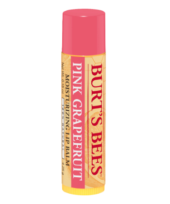 Best lip balm: Burt's Bees Pink Grapefruit Moisturizing Lip Balm