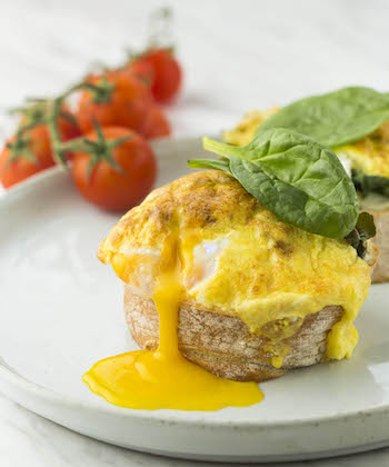 Feather & Bone Eggs Benedict