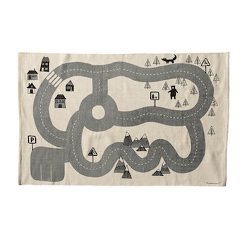 map print rug