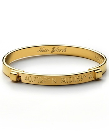 coordinates collection legend pop bracelet, gold jewellery, engraved bracelet