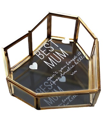 gifts less ordinary, personalized best mum jewellery box