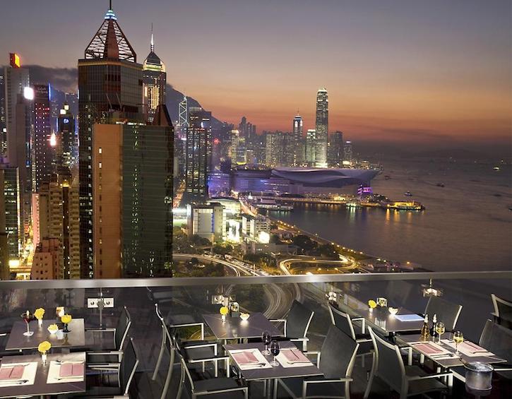 excelsior - rooftop bar hk