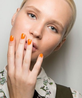 nails trend, colour block