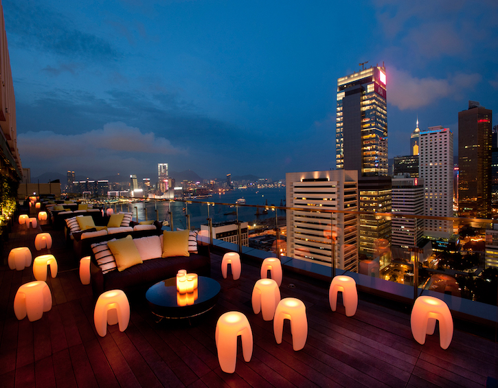 sevva rooftop bar hk - best views in hk