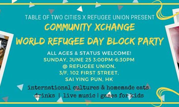 world refugee day block party
