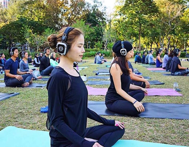 The Yoga Room Silent Disco Yoga