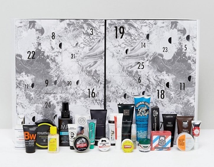 asos-grooming calendar 2017 christmas gift