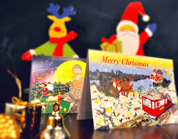 byLauraHo Christmas Cards Hk