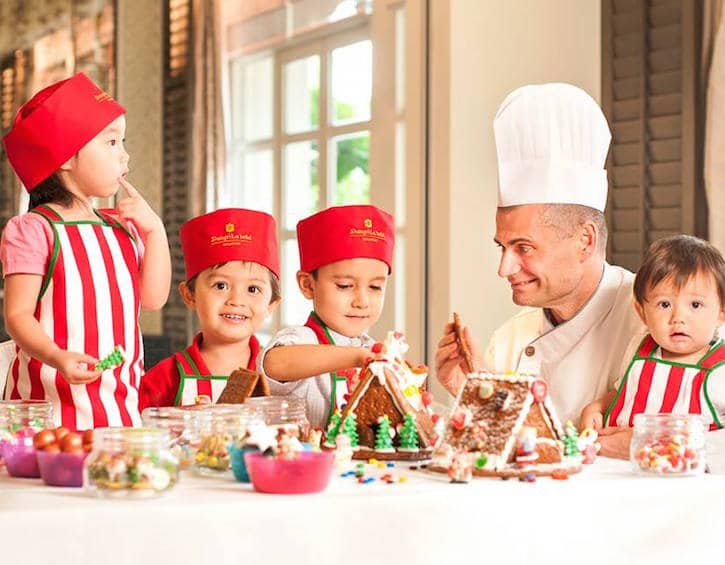 Shangri-La Christmas Cooking Workshop for Kids Hong Kong 2017