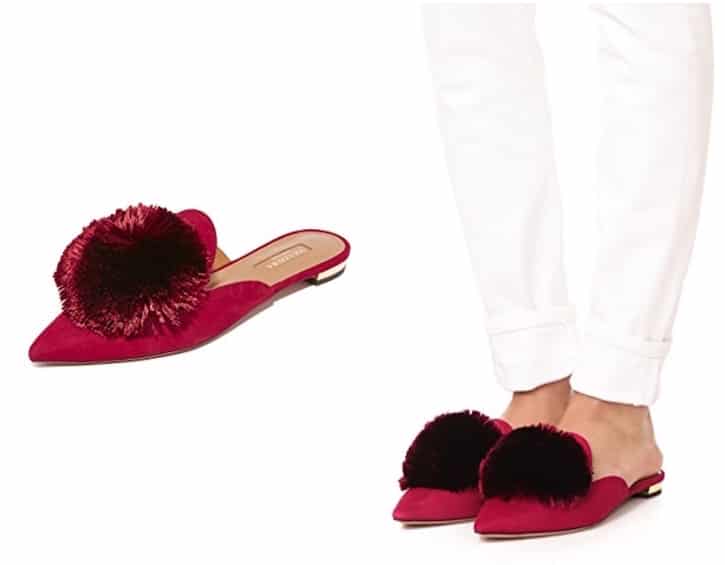 Aquazurra powder puff flat shopbop