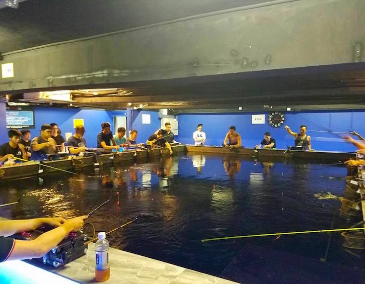 Indoor Fishing and Barbequing Experience at HA Cube