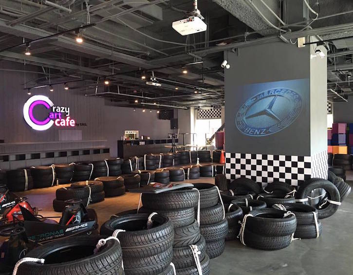 crazy car cafe - activity dinners in hk