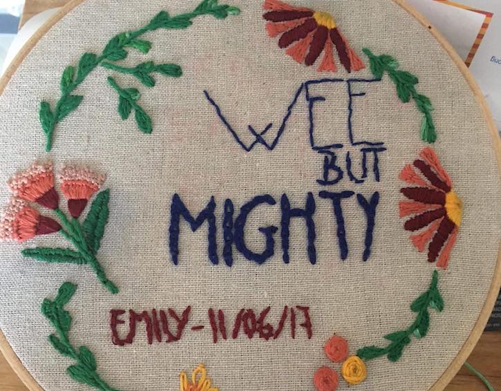 Embroidery - Wednesday's at The Winery!
