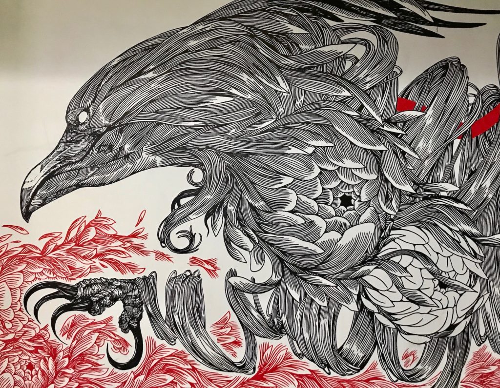 HK Street Art Bird Mark