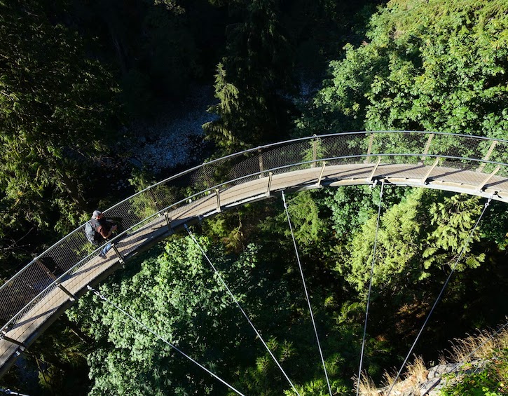 Capilano Suspension Bridge - Bras Across the Bridge