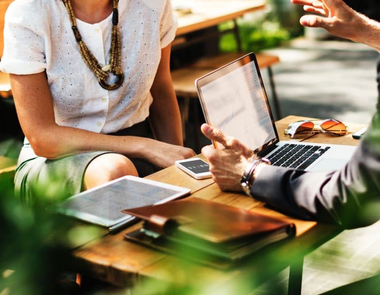 Woman Interviewing