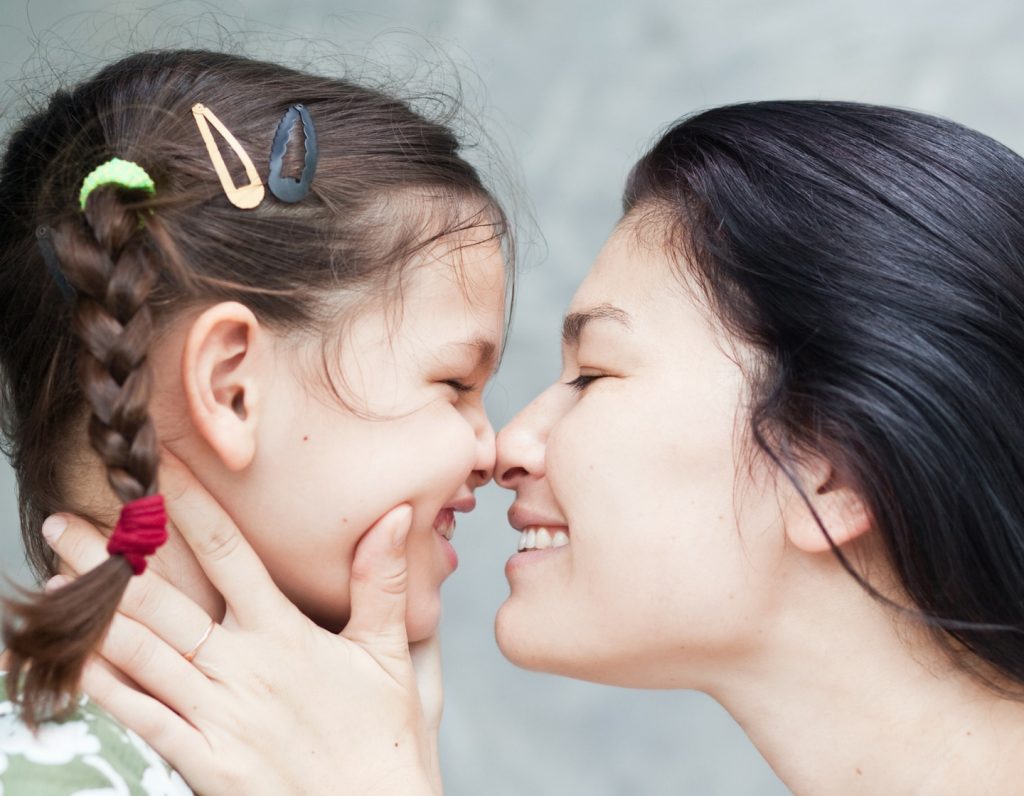 Healthy matters woman and daughter