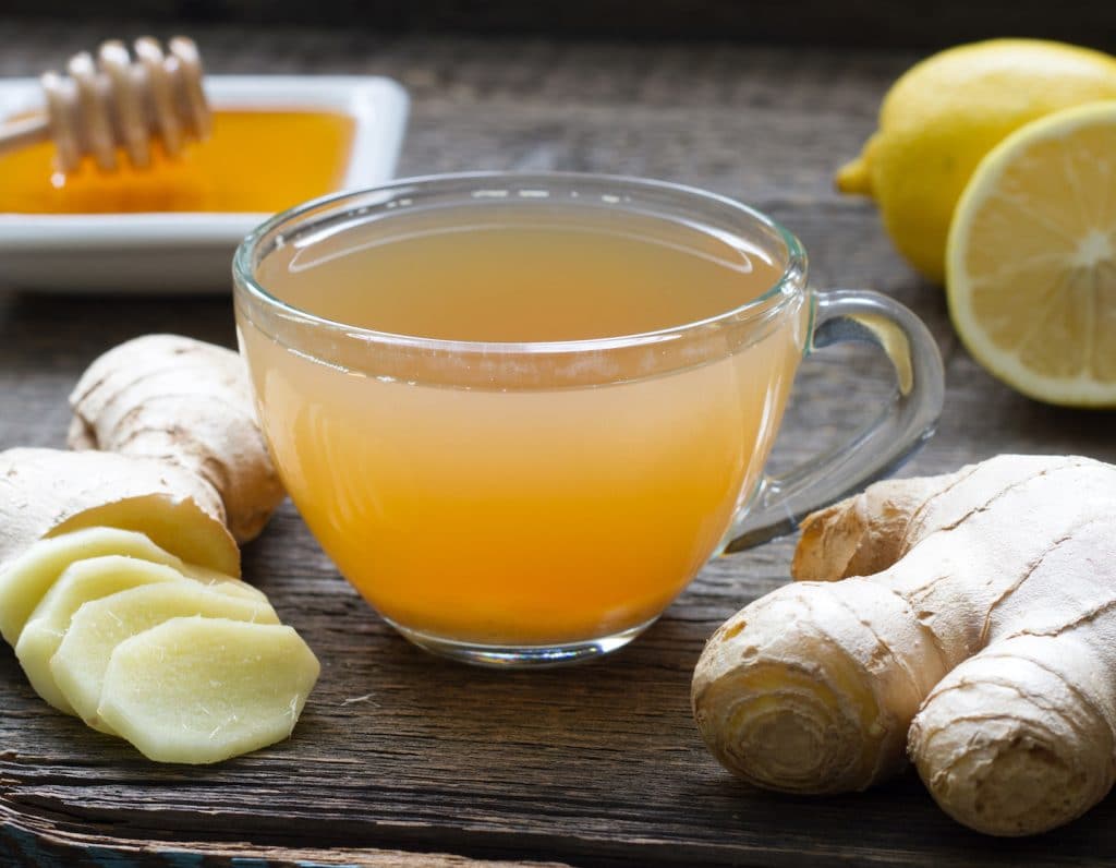tea with lemon at-home remedy