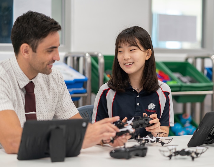 STEM program at Stamford American