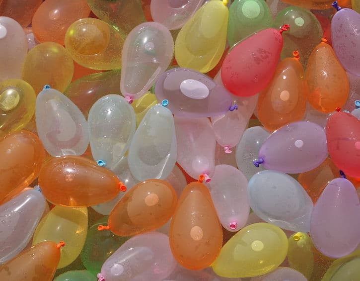 water balloons