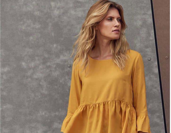 Yellow shirt fall trends