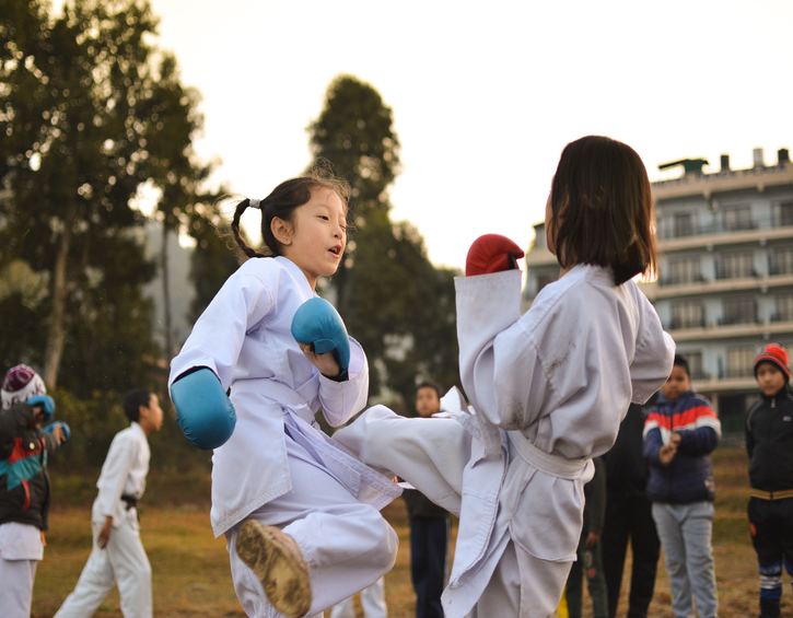 Kids in self-defence