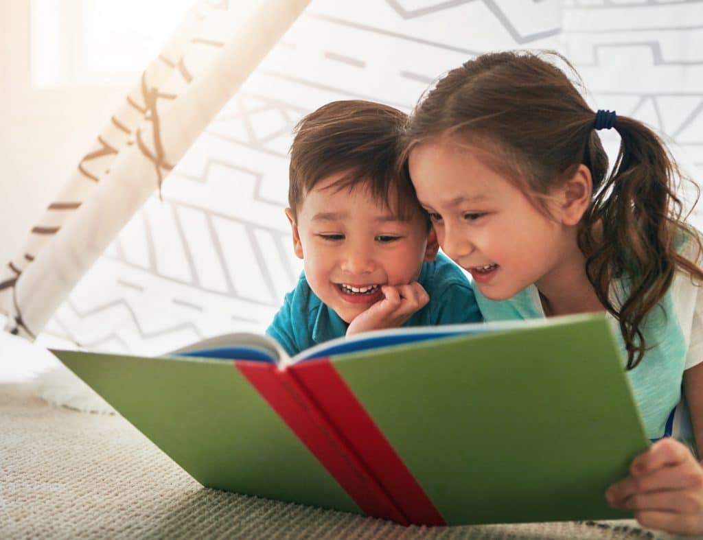 children reading