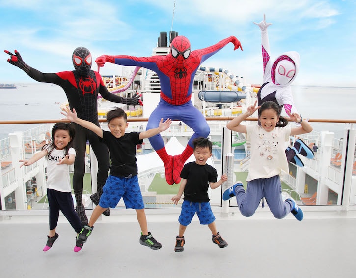 travel dream cruises christmas getaways Spiderman