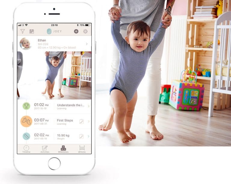 Joey App Digital baby Journal