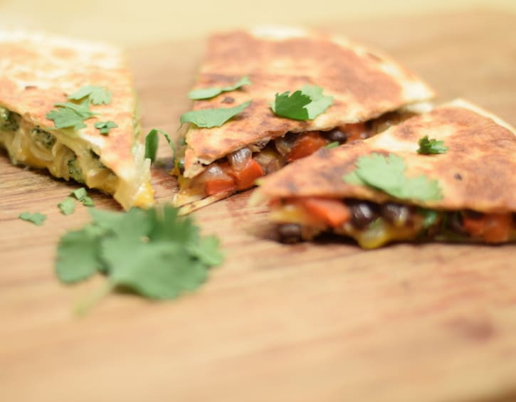 eat midweek meals kids cooking quesadillas