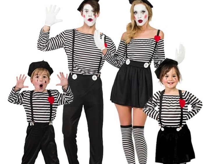 Family mime costume Hong Kong Sevens