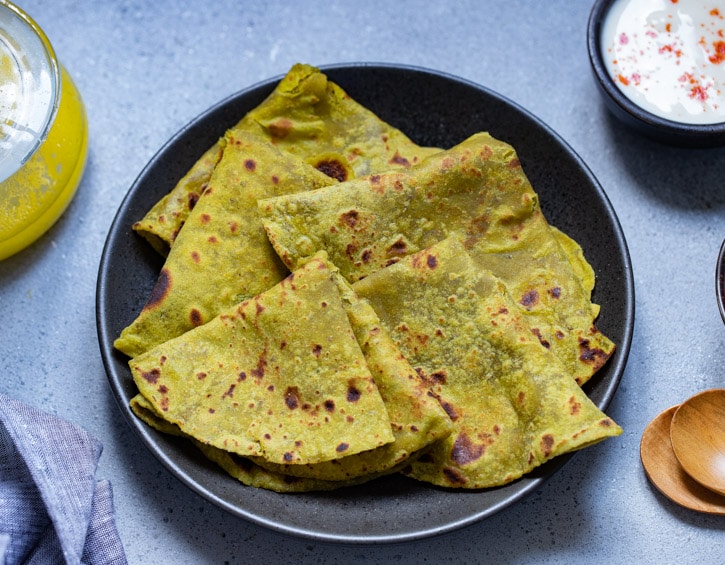 eat wholesome meal recipe Avocado Mint Parathas