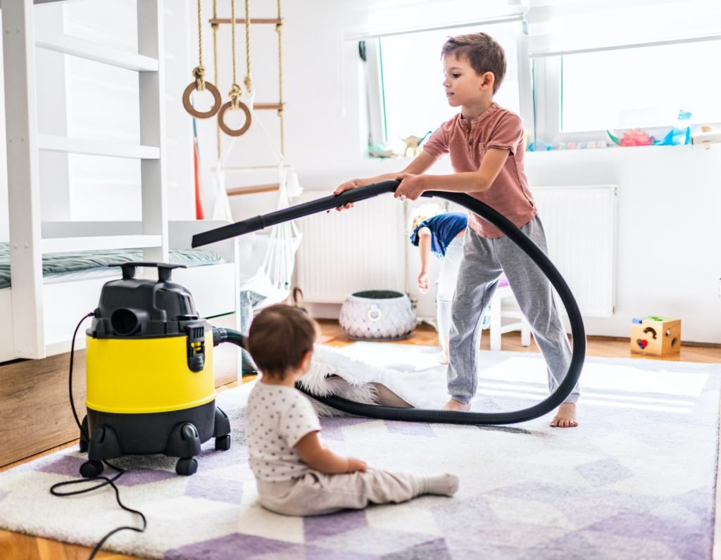 Fun cleaning ideas with kids