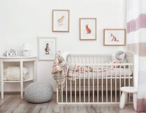 nursery decoration on a budget