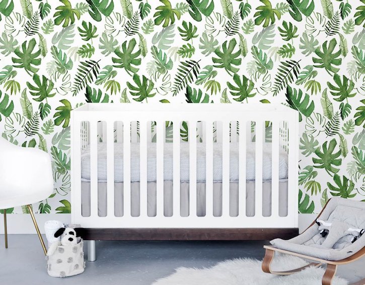 temporary nursery wallpaper