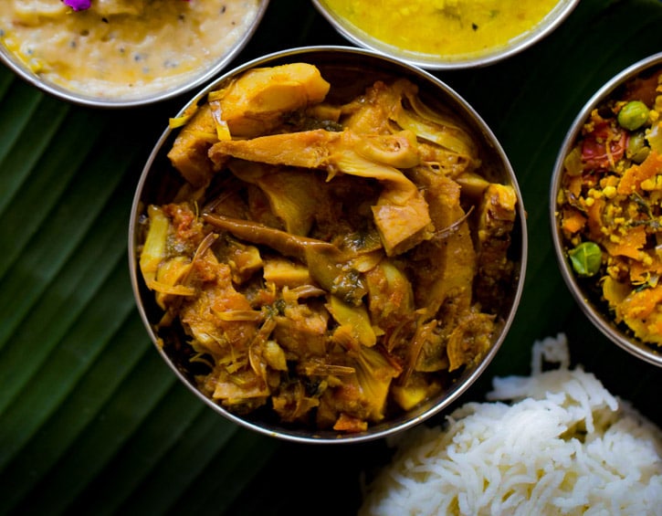 eat Indian curry recipes jackfruit