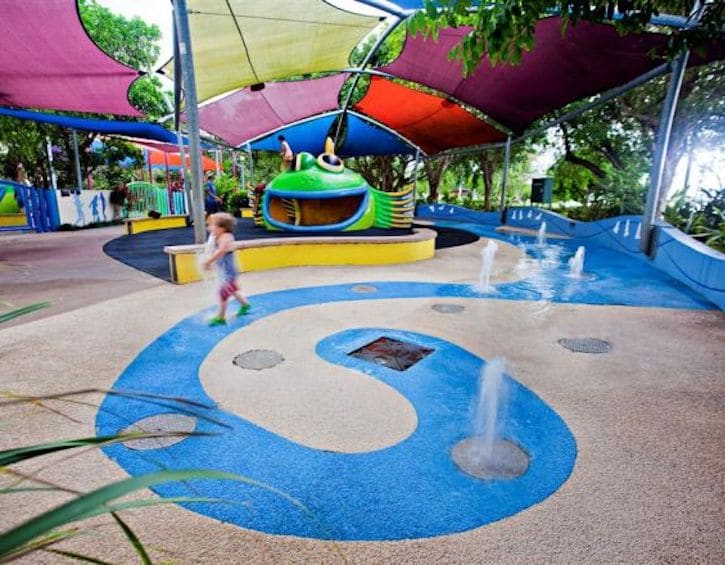 travel cairns Queensland Australia muddy playground